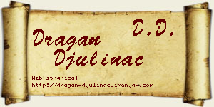 Dragan Đulinac vizit kartica